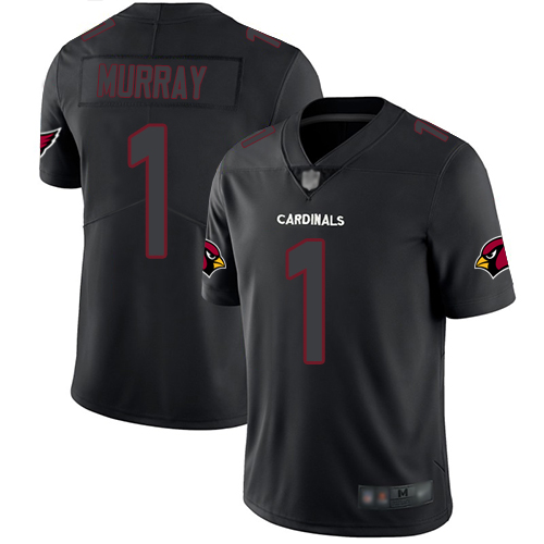 Arizona Cardinals Limited Black Men Kyler Murray Jersey NFL Football 1 Rush Impact